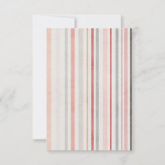 Carte De Remerciements Soft Neutral Stripes Minimal Thank You Card