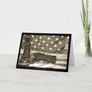 Carte De Remerciements Soldat tombé