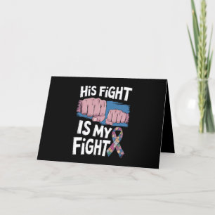 Carte De Remerciements Son combat est mon combat Soutenir la sensibilisat
