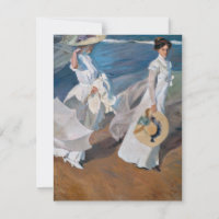 Sorolla Y Bastida - Promenade En Bord De Mer