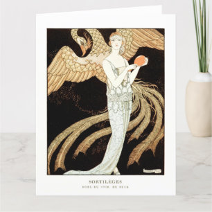 Carte De Remerciements Sortilèges : Robe du soir de George Barbier