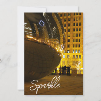 Carte De Remerciements Sparkle Holiday Photography Card