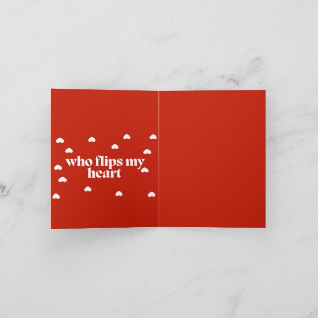 Carte De Remerciements Spécial Valentine double (Intérieur)