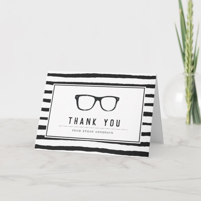 Carte De Remerciements Spectacles Graves | Drôle Customisé (Devant)