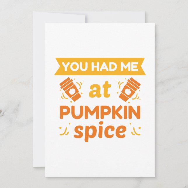 Carte De Remerciements Spice de You Had Me (Devant)