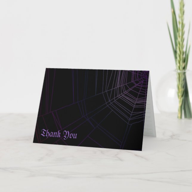 Carte De Remerciements Spiderweb (Devant)