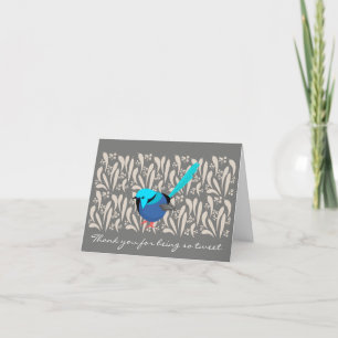 Carte De Remerciements Splendide Fairy Wren