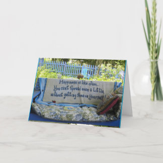 Carte De Remerciements Spread Happiness a laissé Jam