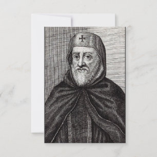 Carte De Remerciements St Ephrem le Syrien Enseignant la Repentance Art