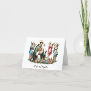 Carte De Remerciements St. Gerard Majella - Patron Saint de TTC