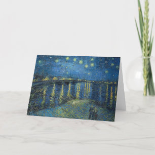 Carte De Remerciements Starry Night Over the Rhone