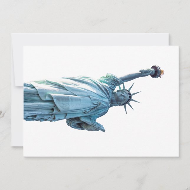 Carte De Remerciements Statue de la liberté (Devant)