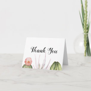 Carte de remerciements Succulent