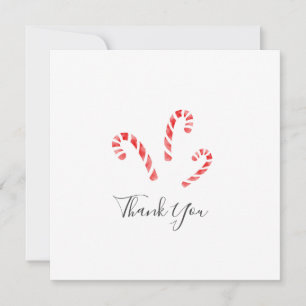 Carte de remerciements Sucres de canne aquarelles