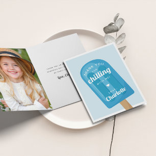 Carte De Remerciements Summer Popsicle Anniversaire de enfant Party