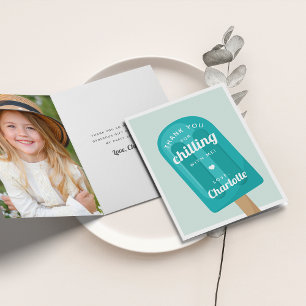 Carte De Remerciements Summer Popsicle Anniversaire de enfant Party
