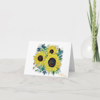 Carte De Remerciements "Sunny Day" Thank-you Card
