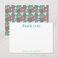Super Retro les années 50 Fleurs Turquoise Bat mit