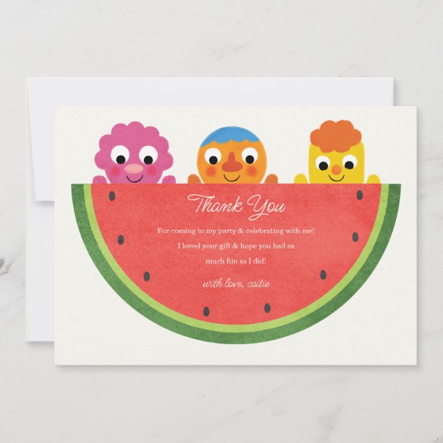 Carte De Remerciements Super simple | Soirée des nouilles et potes (Devant)