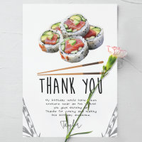 Sushi Moderne Adulte Anniversaire
