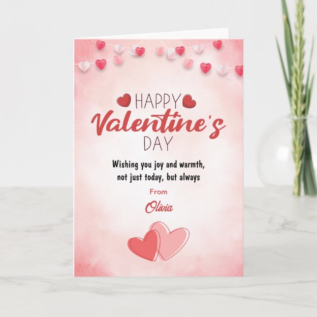 Carte De Remerciements Sweet Love Moments Valentine's Day Greeting Card (Devant)