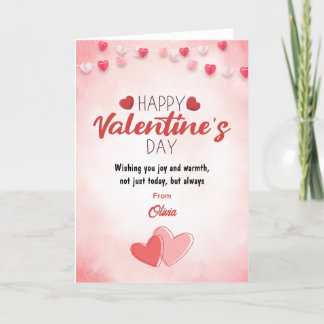 Carte De Remerciements Sweet Love Moments Valentine's Day Greeting Card