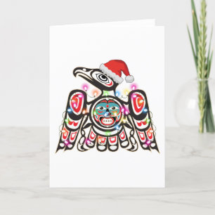 Carte De Remerciements Symbolisme Thunderbird Haida Orament Cibler Christ