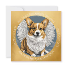 Sympathie de Corgi Corgi Angel Or