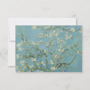 Carte De Remerciements Tableau des fleurs d'amandes de Van Gogh