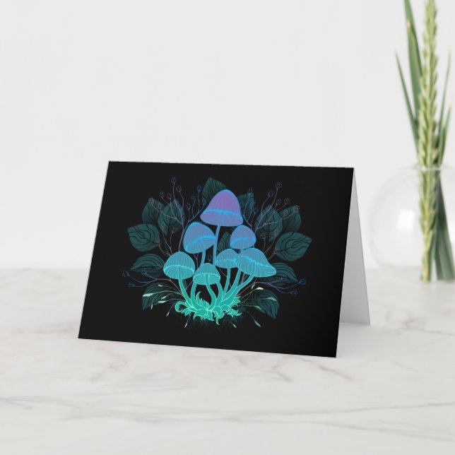 Carte De Remerciements Tabourets dans Bushes (Devant)