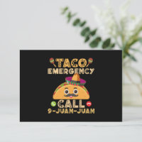 Taco Appel d'urgence Funny Cinco de Mayo Mexicain