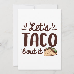 Carte De Remerciements Taco ‘Bout It