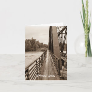 Carte De Remerciements Talkeetna Railroad Bridge