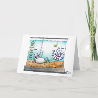 carte de remerciements "Tank Ewe"