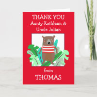 Tante Oncle Noms mignons Feuilles de l'ours