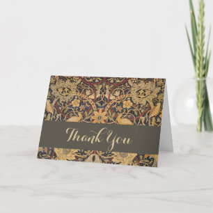 Carte De Remerciements Tapisserie fausse de Bullerswood de William Morris