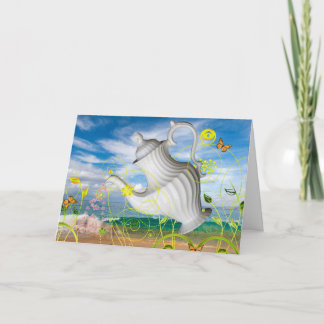 Carte De Remerciements "Teapot Dream"