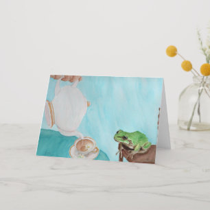 Carte De Remerciements Teatime avec Frederick Greeting Card A5