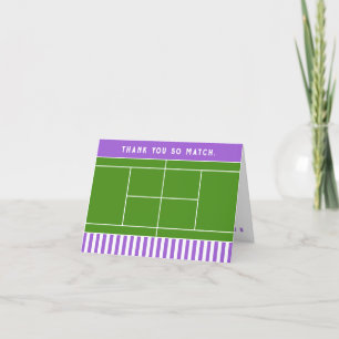 Carte De Remerciements Tennis drôle