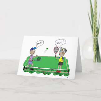 Carte De Remerciements Tennis - VOS