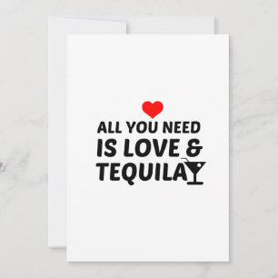 CARTE DE REMERCIEMENTS TÉQUILA ET AMOUR