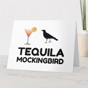 CARTE DE REMERCIEMENTS TEQUILA MOCKINGBIRD