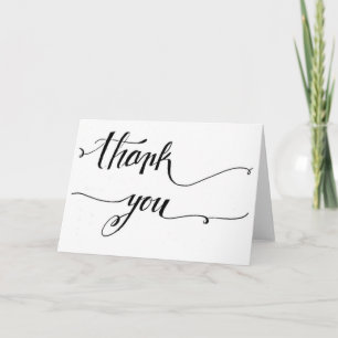 Carte De Remerciements Thank You