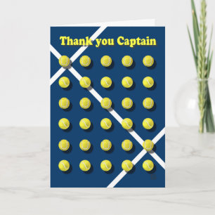 Carte De Remerciements Thank you Captain