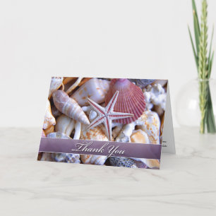 Carte De Remerciements Thank You Clam Shells Card