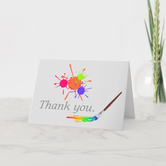 Carte De Remerciements Thank You For Brightening My Day Card (Devant)