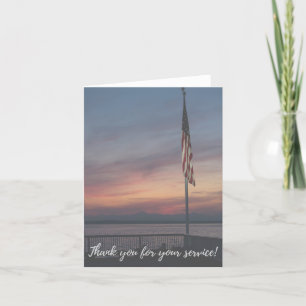 Carte De Remerciements Thank You For Your Service Military Vétéran