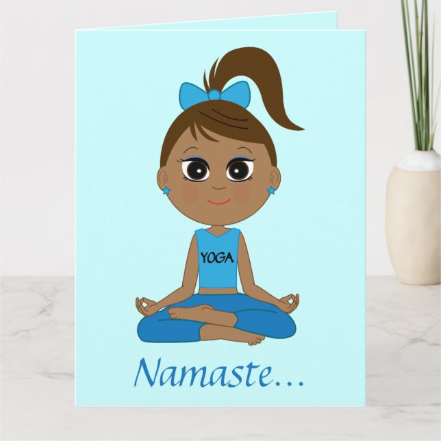 Carte De Remerciements Thank you to a yoga teacher (Devant)