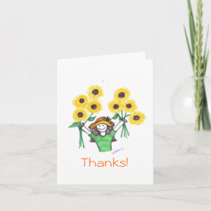 Carte De Remerciements Thanks A Bunch !