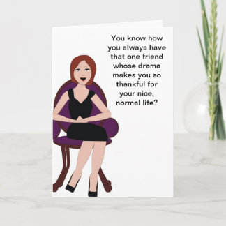 Carte De Remerciements Thanks for listening greeting card